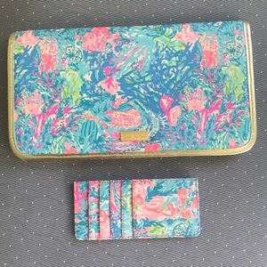NWT Lilly Pulitzer travel organizer & card case